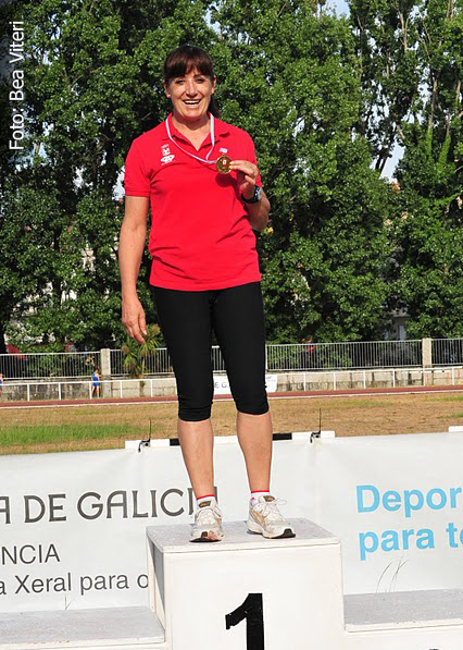 Podium Emilia Mesa Campeonato Gallego Veteranos 2011